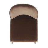 Solid ash wood forms a subtly curved back on this everyday counter stool. Its open frame and seat features rounded edges for 