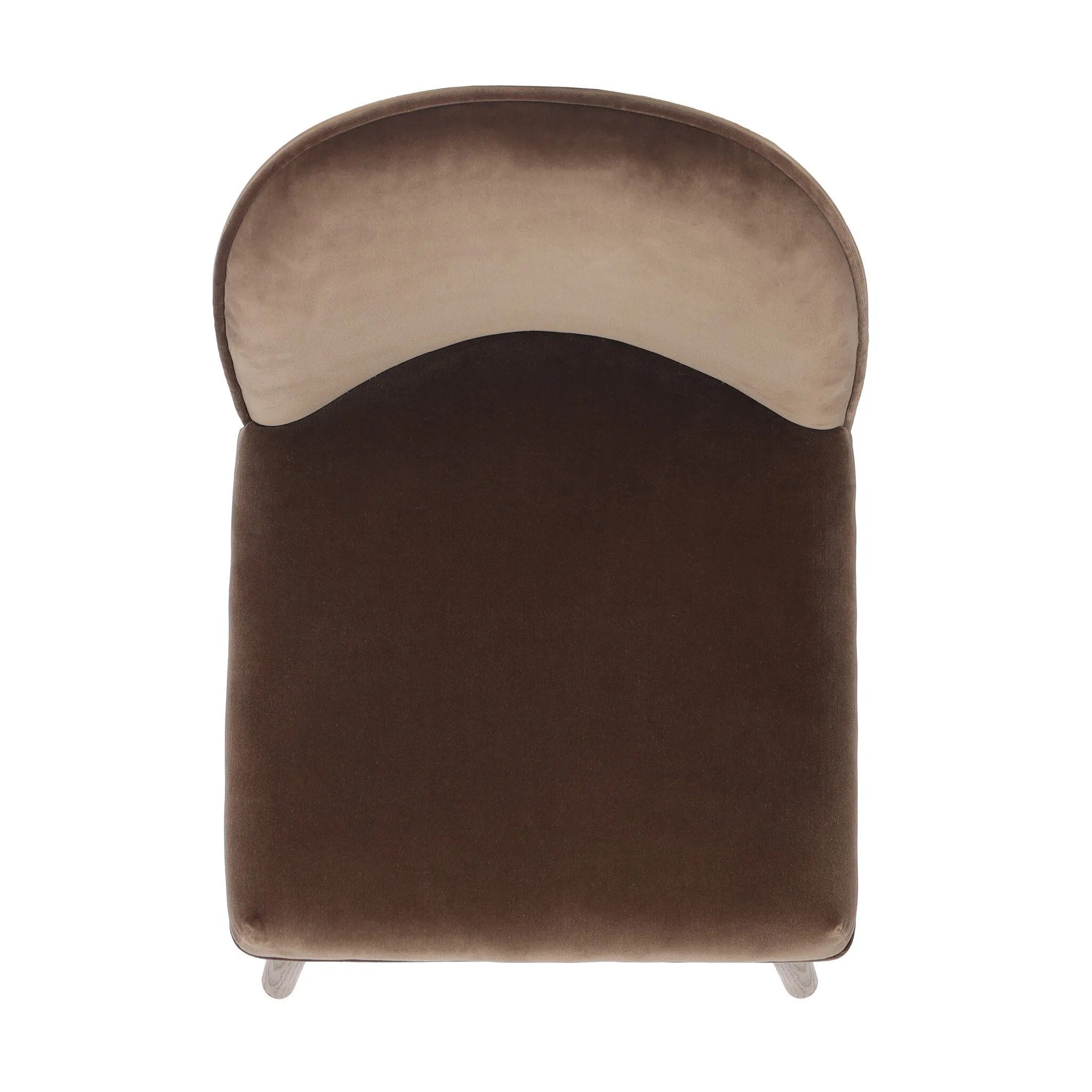 Solid ash wood forms a subtly curved back on this everyday counter stool. Its open frame and seat features rounded edges for 