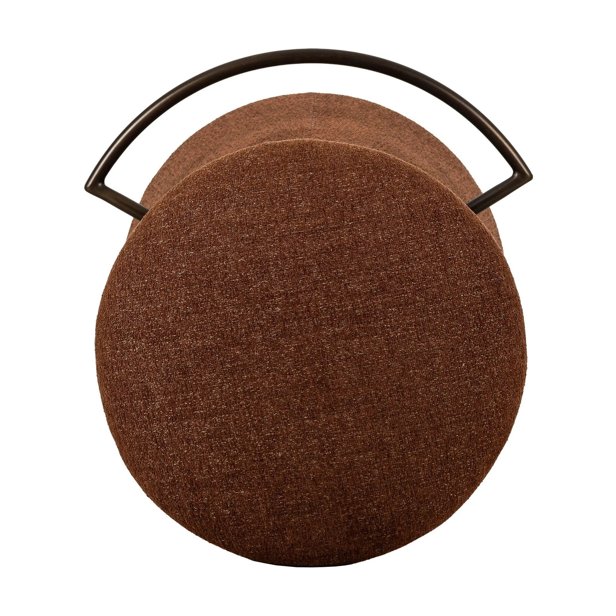 Retro vibes align in this fully upholstered swivel stool, covered in high-performance Crypton® fabric. The tapered cylinder base features an understated metal footrest. Crypton® performance fabric is specially engineered for protection against stains, moisture and odor Amethyst Home provides interior design, new home construction design consulting, vintage area rugs, and lighting in the Austin metro area.