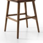 Featuring Cardell Sonoma Chestnut Swivel Bar + Counter Stool by Four Hands at Amethyst Home. This reimagined classic pairs a barrel back frame of solid nettlewood with top-grain leather in a rich chestnut. A 180-degree swivel with return memory tops off the piece with fresh functionality.BarOverall Dimensions: 21.50"w x 22.25"d x 42.50"hWeight: 24.25 lbsC. Amethyst Home provides interior design, new home construction design consulting, vintage area rugs, and lighting in the Kansas City metro area.