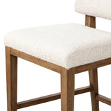 Featuring Charles Somerton Ash Counter Stool by Four Hands at Amethyst Home. This stool is all about the textile -- gorgeous French inspired boucle with a cool toned oak base.  Gorgeous back detail makes this Charles stool attractive from all angles.
Overall Dimensions: 25.5" L x 20.75 " W x 39.5" HClearance from Floor 16.75"Distance between Legs (Front. Amethyst Home provides interior design, new home construction design consulting, vintage area rugs, and lighting in the Winter Garden metro area.