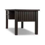 Elevate your workspace with an oak desk inspired by traditional Japanese tansu cabinets Amethyst Home provides interior design, new home construction design consulting, vintage area rugs, and lighting in the Miami metro area.