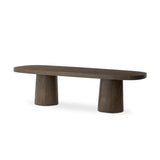 Designed in partnership with longtime Four Hands collaborator Thomas Bina and Brazilian designer Ronald Sasson, a grand-scale dining table is made from solid reclaimed French oak in a natural finish. Rounded edges add a softer, fluid look Amethyst Home provides interior design, new home construction design consulting, vintage area rugs, and lighting in the Seattle metro area.