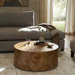 Featuring Caya Caramel Burl Coffee Table by Four Hands at Amethyst Home. Simple drum shaping showcases the natural artistry of the richly grained caramel burl veneer. Its compact size is ideal for smaller spaces.
Overall Dimensions: 31.5" L x 31.5 " W x 13.75" H
Collection: HughesColors: Caramel BurlMaterials: Light Maple Veneer, Poplar PlywoodWeight: 44.09. Amethyst Home provides interior design, new home construction design consulting, vintage area rugs, and lighting in the Park City metro area.