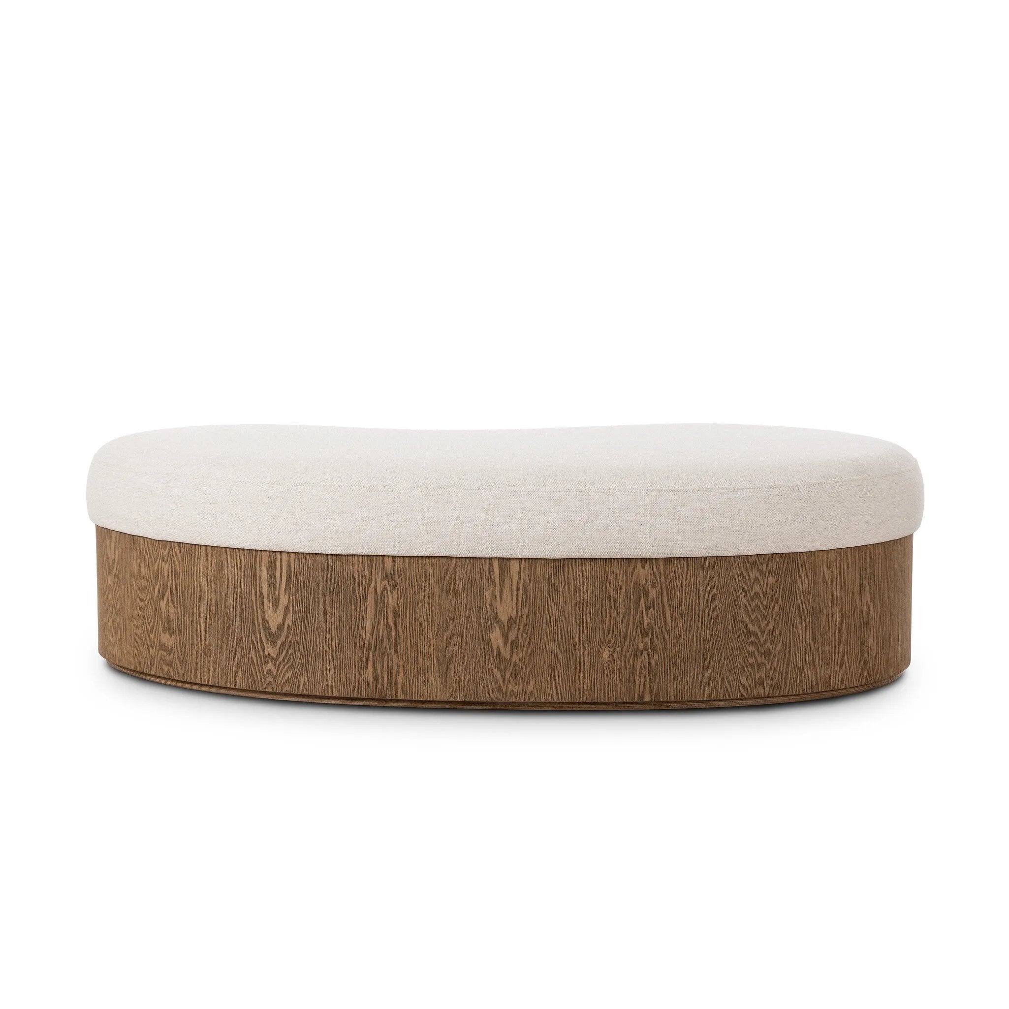 Celeste Accent Bench - Crypton Nomad Snow | Amethyst Home