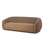Featuring Channing Crypton Nomad Mushroom Sofa by Four Hands at Amethyst Home. Meet modern comfort. Clean curves, impeccable tailoring and a soft cushion, this sofa has an elevated, vintage European-inspired look. Upholstered in Crypton® performance fabric, specially engineered for protection against stains, moisture and odor.Overall Dimensions: 100.00"w x 41. Amethyst Home provides interior design, new home construction design consulting, vintage area rugs, and lighting in the Houston metro area.