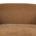 Featuring Channing Laughlin Ochre Chaise by Four Hands at Amethyst Home. Overall Dimensions: 53.25"w x 76.50"d x 30.75"hWeight : 153.22 lbsMaterials: 97% Polyester, 3% Flax/Linen, Solid Parawood. Amethyst Home provides interior design, new home construction design consulting, vintage area rugs, and lighting in the Miami metro area.