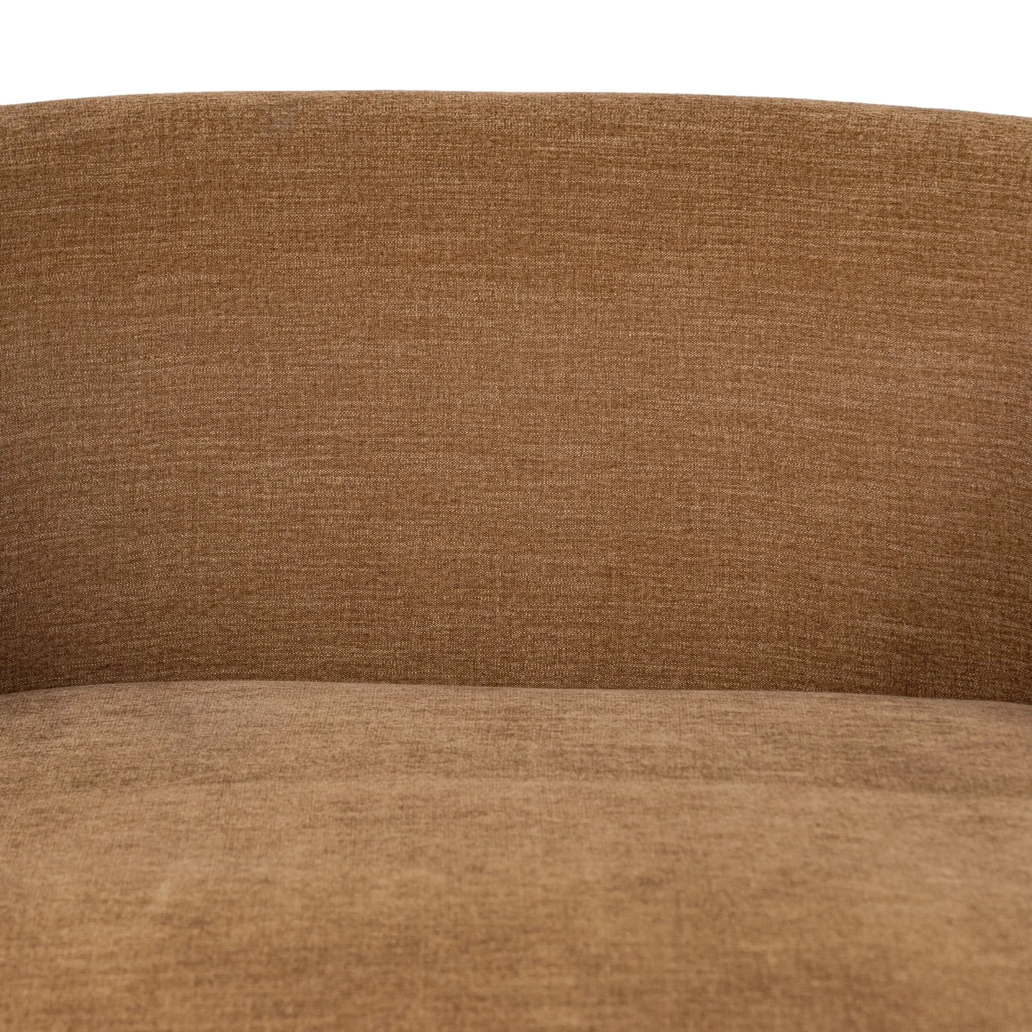 Featuring Channing Laughlin Ochre Chaise by Four Hands at Amethyst Home. Overall Dimensions: 53.25"w x 76.50"d x 30.75"hWeight : 153.22 lbsMaterials: 97% Polyester, 3% Flax/Linen, Solid Parawood. Amethyst Home provides interior design, new home construction design consulting, vintage area rugs, and lighting in the Miami metro area.