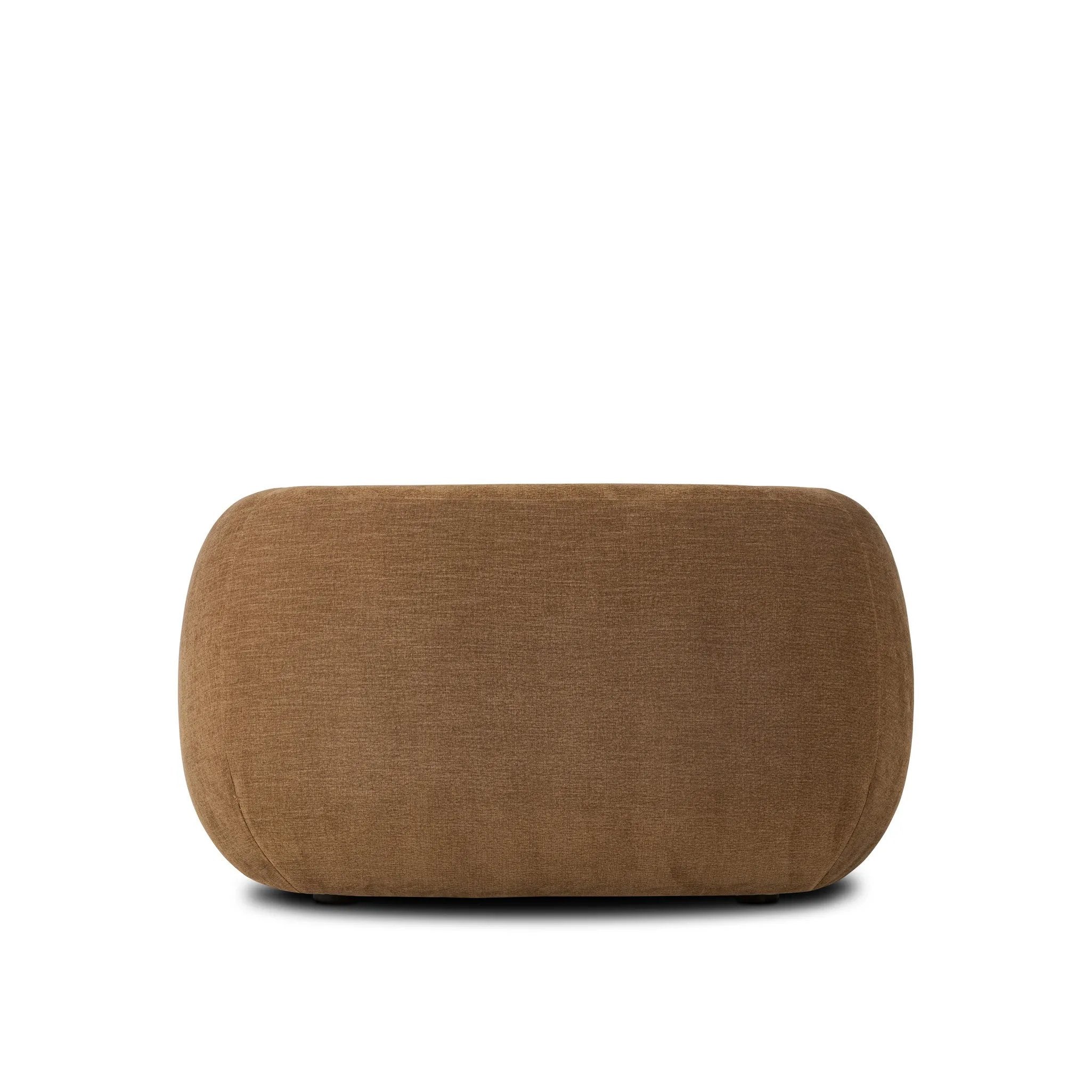 Featuring Channing Laughlin Ochre Chaise by Four Hands at Amethyst Home. Overall Dimensions: 53.25"w x 76.50"d x 30.75"hWeight : 153.22 lbsMaterials: 97% Polyester, 3% Flax/Linen, Solid Parawood. Amethyst Home provides interior design, new home construction design consulting, vintage area rugs, and lighting in the Scottsdale metro area.