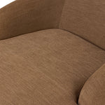 Featuring Channing Laughlin Ochre Chaise by Four Hands at Amethyst Home. Overall Dimensions: 53.25"w x 76.50"d x 30.75"hWeight : 153.22 lbsMaterials: 97% Polyester, 3% Flax/Linen, Solid Parawood. Amethyst Home provides interior design, new home construction design consulting, vintage area rugs, and lighting in the Tampa metro area.