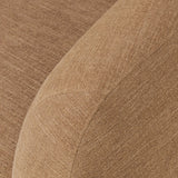 Featuring Channing Laughlin Ochre Swivel Chair by Four Hands at Amethyst Home. Overall Dimensions: 38.50"w x 41.25"d x 30.75"hWeight : 94.80 lbsMaterials: 97% Polyester, 3% Flax/Linen. Amethyst Home provides interior design, new home construction design consulting, vintage area rugs, and lighting in the Alpharetta metro area.