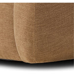 Featuring Channing Laughlin Ochre Swivel Chair by Four Hands at Amethyst Home. Overall Dimensions: 38.50"w x 41.25"d x 30.75"hWeight : 94.80 lbsMaterials: 97% Polyester, 3% Flax/Linen. Amethyst Home provides interior design, new home construction design consulting, vintage area rugs, and lighting in the Salt Lake City metro area.