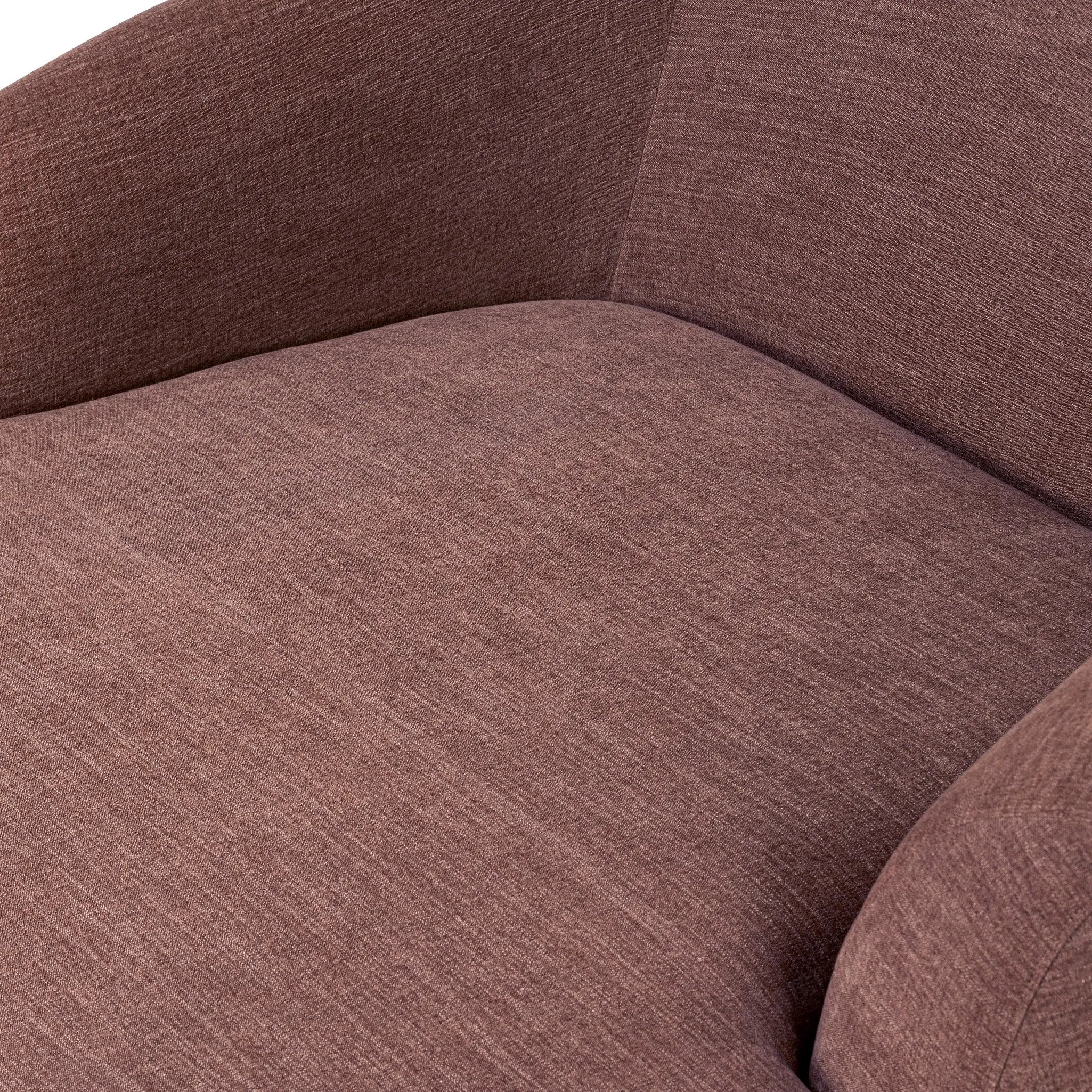 Featuring Channing Laughlin Plum Chaise by Four Hands at Amethyst Home. Experience luxury and sophistication with the Channing Laughlin Plum Chaise. This elegant piece features a chaise design for ultimate comfort and relaxation. Let the rich plum color and exclusive design elevate your space to new levels of refinement and style.
Overall Dimensions: 53.25". Amethyst Home provides interior design, new home construction design consulting, vintage area rugs, and lighting in the San Diego metro area.