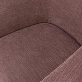 Featuring Channing Laughlin Plum Swivel Chair by Four Hands at Amethyst Home. Overall Dimensions: 38.50"w x 41.25"d x 30.75"hWeight : 94.80 lbsMaterials: 97% Polyester, 3% Flax/Linen. Amethyst Home provides interior design, new home construction design consulting, vintage area rugs, and lighting in the Alpharetta metro area.