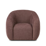 Featuring Channing Laughlin Plum Swivel Chair by Four Hands at Amethyst Home. Overall Dimensions: 38.50"w x 41.25"d x 30.75"hWeight : 94.80 lbsMaterials: 97% Polyester, 3% Flax/Linen. Amethyst Home provides interior design, new home construction design consulting, vintage area rugs, and lighting in the Kansas City metro area.