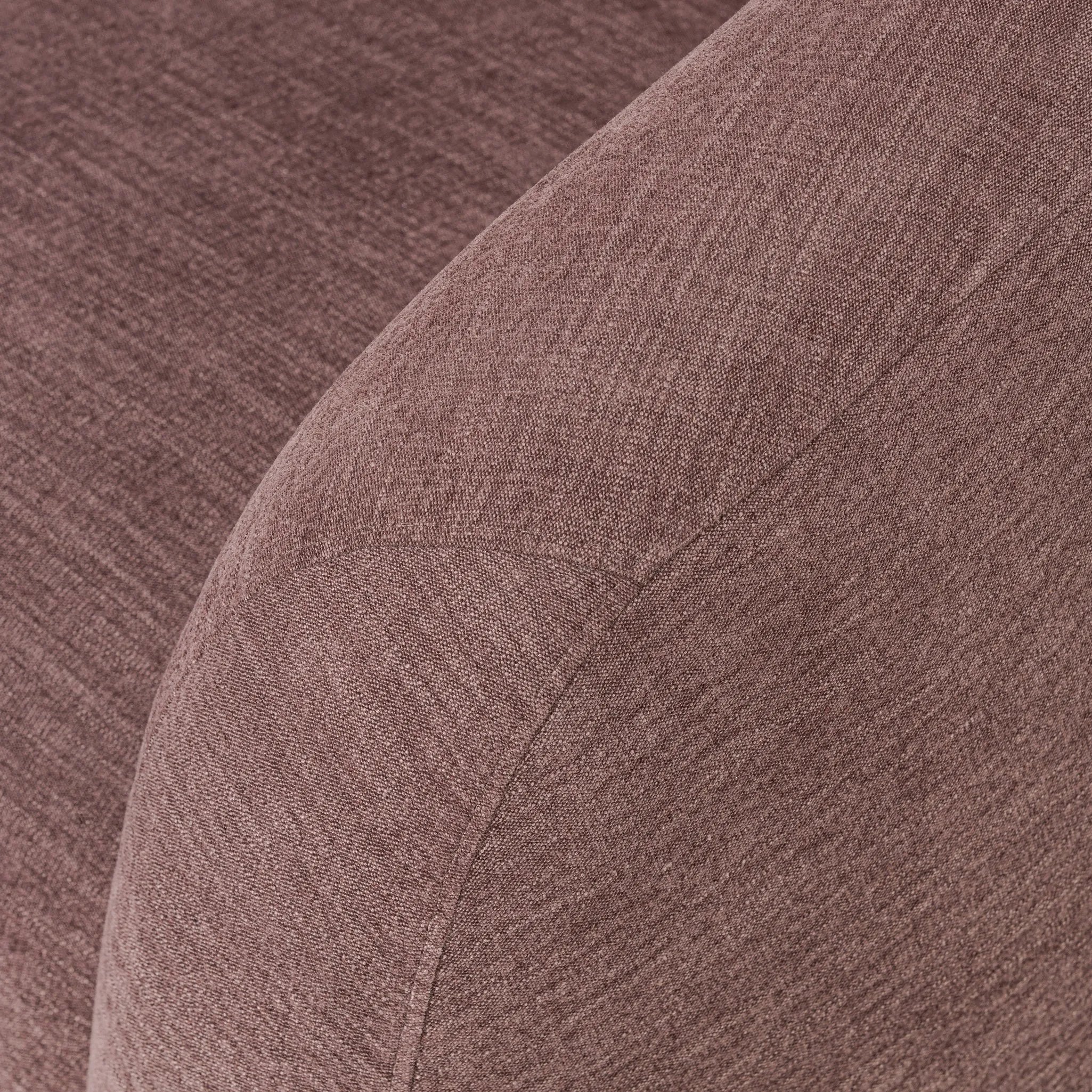 Featuring Channing Laughlin Plum Swivel Chair by Four Hands at Amethyst Home. Overall Dimensions: 38.50"w x 41.25"d x 30.75"hWeight : 94.80 lbsMaterials: 97% Polyester, 3% Flax/Linen. Amethyst Home provides interior design, new home construction design consulting, vintage area rugs, and lighting in the Monterey metro area.