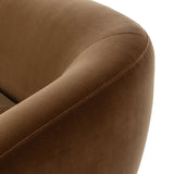 Inspired by French modernism, this dramatic sofa is defined by exaggerated curves, tapered arms and oversized welt detailing along the bench cushion for a tailored look. Performance fabrics are specially created to withstand spills, stains, high traffic and wear, ensuring long-term comfort and unmatched durability. Amethyst Home provides interior design, new home construction design consulting, vintage area rugs, and lighting in the Winter Garden metro area.