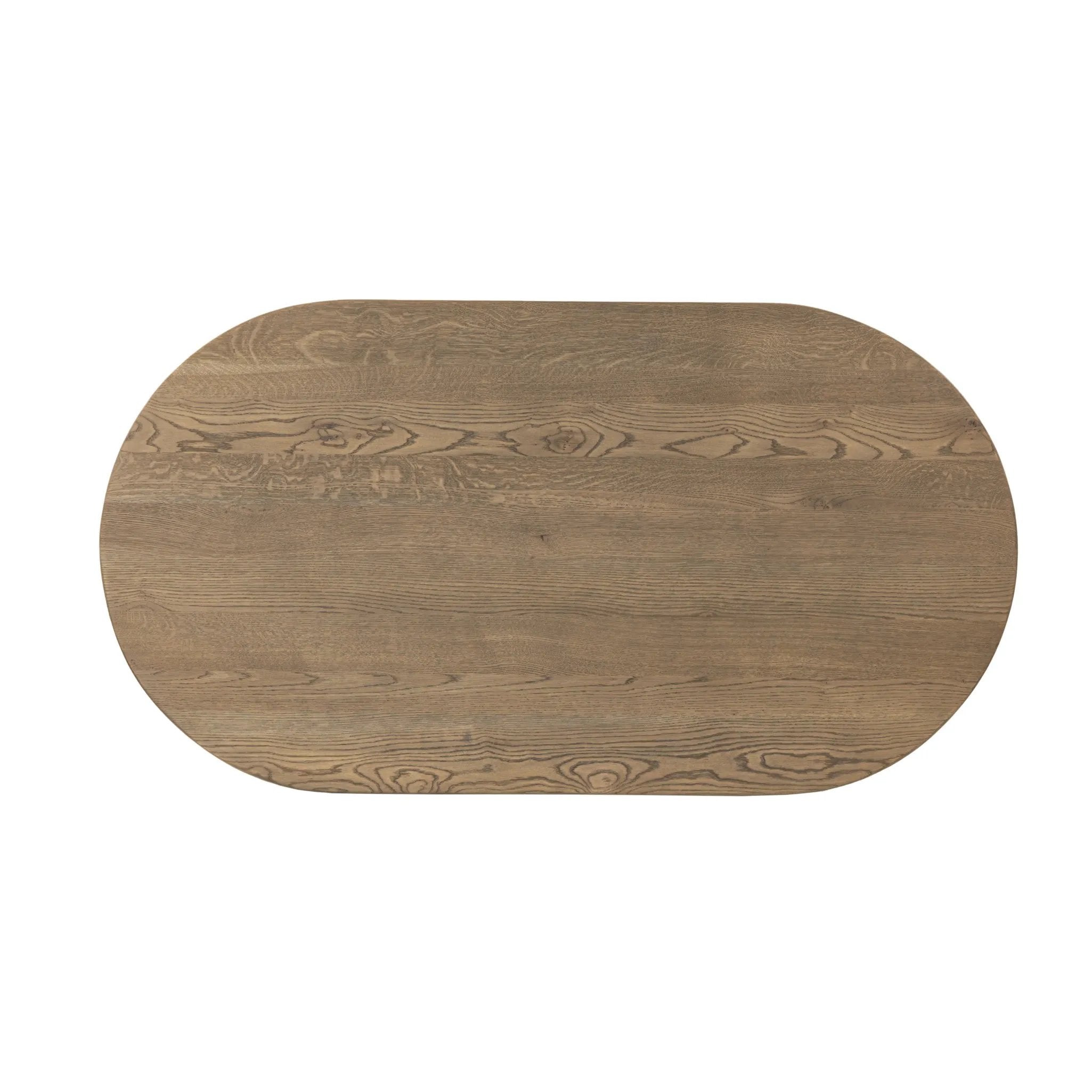 Crafted from warm, natural oak with natural antiquing. A rounded bullnose edge and the lower shelf add functionality, while the round ball details provide a crafted finish. A design collaboration by Amber Lewis and Four Hands. This item has limited online distribution and may not be sold on websites without prior approval. Amethyst Home provides interior design, new home construction design consulting, vintage area rugs, and lighting in the Boston metro area.