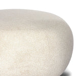 Simple, inflated shaping gets a textural upgrade on this outdoor ottoman, with boucle fabric all over on top of a pedestal base. Cover or store inside during inclement weather and when not in use.As lovers of clean aesthetics at Amethyst, we love the optimistic inspired Chip Outdoor Ottoman - Jasper Natural. Amethyst Home provides interior design, new home construction design consulting, vintage area rugs, and lighting in the Laguna Beach metro area.