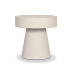 Wrapped in ivory painted linen, a rounded nightstand features a single drawer and tapered pedestal base, bringing crisp texture plus storage to the bedside Amethyst Home provides interior design, new home construction design consulting, vintage area rugs, and lighting in the Charlotte metro area.