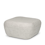 Featuring Cirri Smooth Lunar Concrete Coffee Table by Four Hands at Amethyst Home. Smooth concrete is etched with a linear pattern, bringing an organic look with texture to this block-style coffee table.Overall Dimensions: 31.50"w x 31.50"d x 15.75"hWeight : 112.43 lbsMaterials: Concrete Solid. Amethyst Home provides interior design, new home construction design consulting, vintage area rugs, and lighting in the Boston metro area.