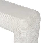 Featuring Cirri Smooth Lunar Concrete Console Table by Four Hands at Amethyst Home. Smooth concrete is etched with a linear pattern, bringing an organic look with texture to this unique console table.Overall Dimensions: 55.00"w x 15.75"d x 30.75"hWeight : 159.83 lbsMaterials: Concrete Solid. Amethyst Home provides interior design, new home construction design consulting, vintage area rugs, and lighting in the Boston metro area.