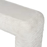 Featuring Cirri Smooth Lunar Concrete Console Table by Four Hands at Amethyst Home. Smooth concrete is etched with a linear pattern, bringing an organic look with texture to this unique console table.Overall Dimensions: 55.00"w x 15.75"d x 30.75"hWeight : 159.83 lbsMaterials: Concrete Solid. Amethyst Home provides interior design, new home construction design consulting, vintage area rugs, and lighting in the Boston metro area.