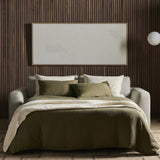 Simply styled with a convenient Queen-size pullout bed for guests. A soft cotton covering is made for comfort, with subtly flared sides for shapely effect, all grounded by a wrapped plinth base. Performance fabrics withstand spills, stains, high traffic and wear, ensuring long-term comfort and unmatched durability Amethyst Home provides interior design, new home construction design consulting, vintage area rugs, and lighting in the Boston metro area.