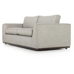 Simply styled with a convenient Queen-size pullout bed for guests. A soft cotton covering is made for comfort, with subtly flared sides for shapely effect, all grounded by a wrapped plinth base. Performance fabrics withstand spills, stains, high traffic and wear, ensuring long-term comfort and unmatched durability Amethyst Home provides interior design, new home construction design consulting, vintage area rugs, and lighting in the Omaha metro area.