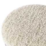 Featuring Corinne Ivan Stone Bar + Counter Stool by Four Hands at Amethyst Home. Hammered bronze legs with ball-shaped foot details elevate this simply shaped counter stool. A round, cushioned seat in a heavy boucle-like fabric finishes this counter-height stool's clean, inviting look.BarOverall Dimensions: 17.00"w x 17.00"d x 31.25"hWeight: 32.19 lbsCount. Amethyst Home provides interior design, new home construction design consulting, vintage area rugs, and lighting in the Alpharetta metro area.