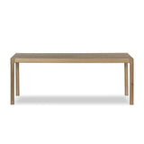 Center your dining space in beautiful simplicity. Crafted of light natural oak, with a clean, classic Parsons silhouette. Versatile scale suits a range of spaces.As lovers of modern style at Amethyst, we love the optimistic inspired Cosgrove Dining Table - Light Natural Oak Veneer. Amethyst Home provides interior design, new home construction design consulting, vintage area rugs, and lighting in the San Diego metro area.