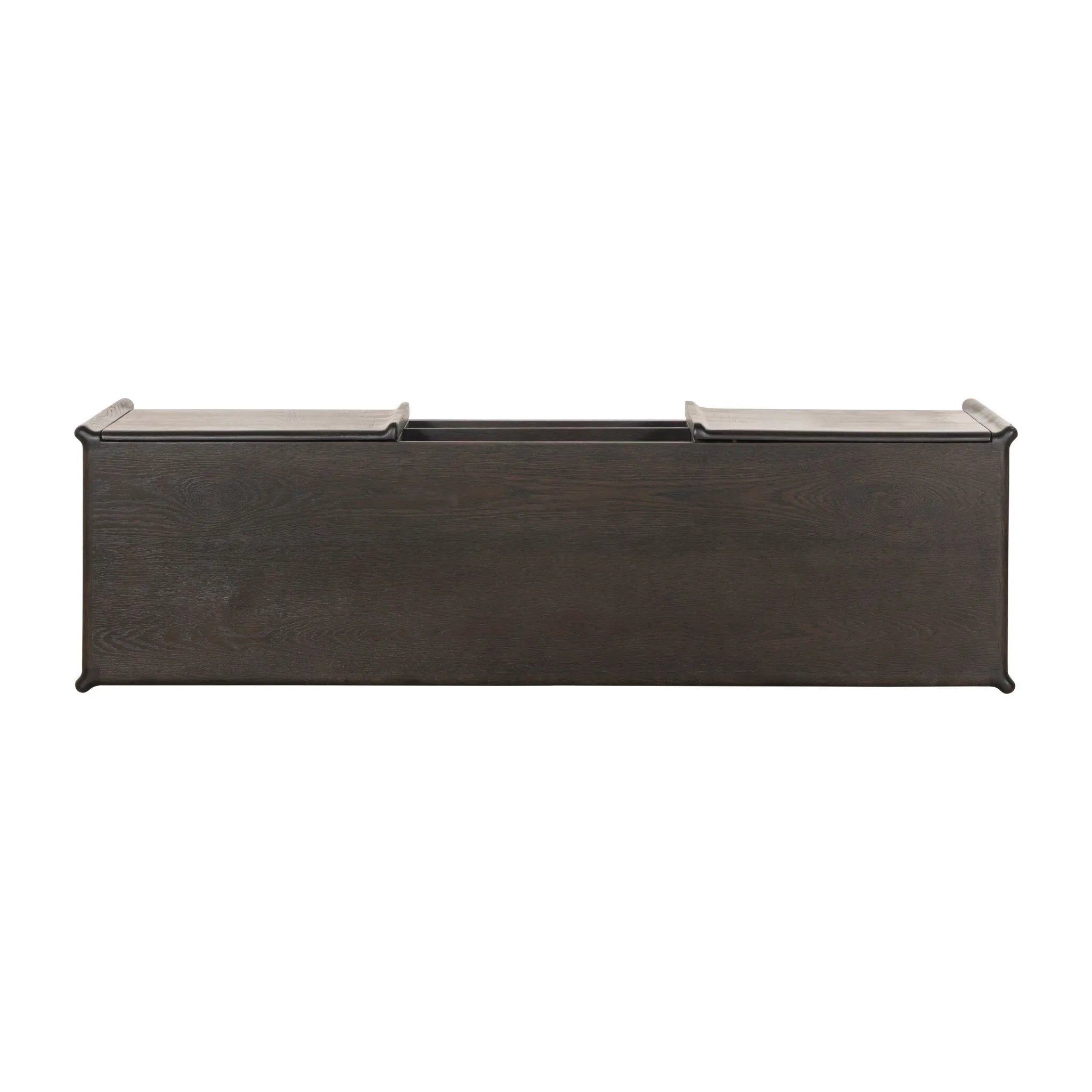 Cosgrove Media Console - Espresso Oak Veneer | Amethyst Home