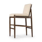 Featuring Costera Antwerp Natural Bar Stool by Four Hands at Amethyst Home. Expertly crafted, the Costera Antwerp Natural Bar Stool seamlessly combines style and functionality. Made with high-quality materials, it offers sturdy and comfortable seating for any space. Available in a natural finish, it adds a touch of elegance to your décor. 
Overall Dimensions. Amethyst Home provides interior design, new home construction design consulting, vintage area rugs, and lighting in the Portland metro area.