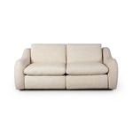 Featuring Crawford Antigo Natural Power Recliner 2-Piece Sectional Sofa by Four Hands at Amethyst Home. A fresh take on the classic recliner. Customize your comfort level with the push of hidden buttons with pieces in our Power Motion collection. Sculpted in light, versatile high-performance fabric. Performance fabrics are specially created to withstand spills. Amethyst Home provides interior design, new home construction design consulting, vintage area rugs, and lighting in the Boston metro area.