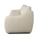 Featuring Crawford Antigo Natural Power Recliner 3-Piece Sectional Sofa by Four Hands at Amethyst Home. A fresh take on the classic recliner. Customize your comfort level with the push of hidden buttons with pieces in our Power Motion collection. Sculpted in light, versatile high-performance fabric. Performance fabrics are specially created to withstand s. Amethyst Home provides interior design, new home construction design consulting, vintage area rugs, and lighting in the Kansas City metro area.