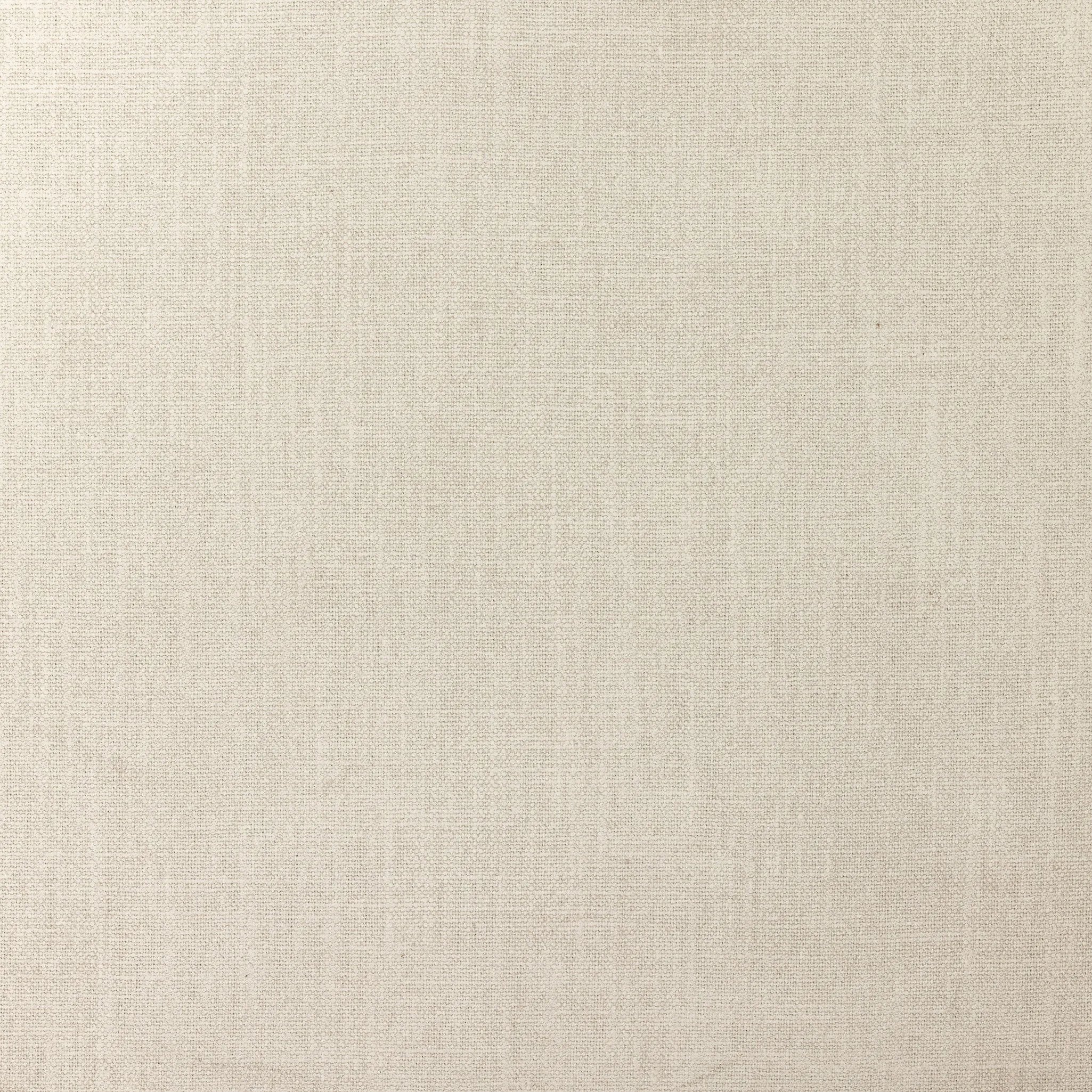 Talk about novelty. Made from painted linen in a light ivory, arched legs soften otherwise clean, modern shaping. Finished in