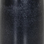 Simply sophisticated. Finished in a polished black, a solid turned marble base supports a tray-style tabletop of hammered grey aluminum, spurring a luxe look with natural movement Amethyst Home provides interior design, new home construction design consulting, vintage area rugs, and lighting in the Seattle metro area.