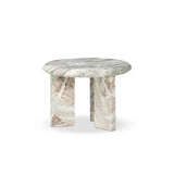 Featuring Dakota Creamy Taupe Marble Solid Nesting Coffee Table by Four Hands at Amethyst Home. A sculpted coffee table of creamy Sawar Indian marble, with block legs and chamfered edges — perfectly sized for intimate spaces. Natural veining ensures each table is one of a kind, celebrating the beauty natural marble.SetOverall Dimensions: 32.00"w x 32.00"d x. Amethyst Home provides interior design, new home construction design consulting, vintage area rugs, and lighting in the Calabasas metro area.