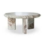 Featuring Dakota Creamy Taupe Marble Solid Nesting Coffee Table by Four Hands at Amethyst Home. A sculpted coffee table of creamy Sawar Indian marble, with block legs and chamfered edges — perfectly sized for intimate spaces. Natural veining ensures each table is one of a kind, celebrating the beauty natural marble.SetOverall Dimensions: 32.00"w x 32.00"d x 14.. Amethyst Home provides interior design, new home construction design consulting, vintage area rugs, and lighting in the Miami metro area.