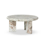 Featuring Dakota Creamy Taupe Marble Solid Nesting Coffee Table by Four Hands at Amethyst Home. A sculpted coffee table of creamy Sawar Indian marble, with block legs and chamfered edges — perfectly sized for intimate spaces. Natural veining ensures each table is one of a kind, celebrating the beauty natural marble.SetOverall Dimensions: 32.00"w x 32.00"d x. Amethyst Home provides interior design, new home construction design consulting, vintage area rugs, and lighting in the Park City metro area.