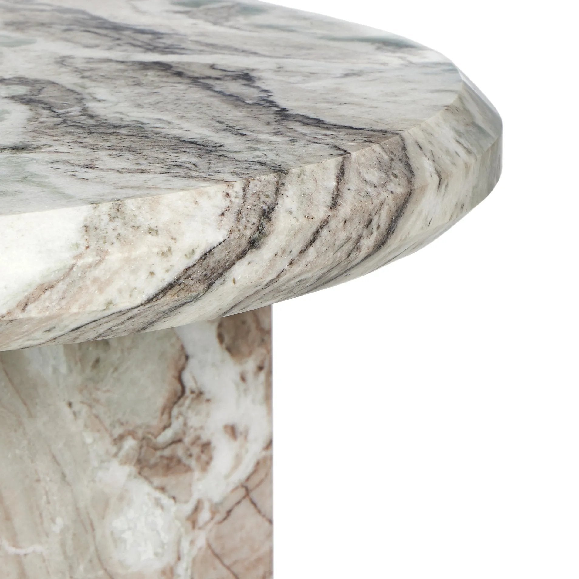Featuring Dakota Creamy Taupe Marble Solid Nesting Coffee Table by Four Hands at Amethyst Home. A sculpted coffee table of creamy Sawar Indian marble, with block legs and chamfered edges — perfectly sized for intimate spaces. Natural veining ensures each table is one of a kind, celebrating the beauty natural marble.SetOverall Dimensions: 32.00"w x 32.0. Amethyst Home provides interior design, new home construction design consulting, vintage area rugs, and lighting in the Salt Lake City metro area.