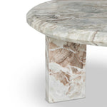 Featuring Dakota Creamy Taupe Marble Solid Nesting Coffee Table by Four Hands at Amethyst Home. A sculpted coffee table of creamy Sawar Indian marble, with block legs and chamfered edges — perfectly sized for intimate spaces. Natural veining ensures each table is one of a kind, celebrating the beauty natural marble.SetOverall Dimensions: 32.00"w x 32.00"d x. Amethyst Home provides interior design, new home construction design consulting, vintage area rugs, and lighting in the San Diego metro area.
