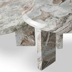 Featuring Dakota Creamy Taupe Marble Solid Nesting Coffee Table by Four Hands at Amethyst Home. A sculpted coffee table of creamy Sawar Indian marble, with block legs and chamfered edges — perfectly sized for intimate spaces. Natural veining ensures each table is one of a kind, celebrating the beauty natural marble.SetOverall Dimensions: 32.00"w x 32.00"d . Amethyst Home provides interior design, new home construction design consulting, vintage area rugs, and lighting in the Scottsdale metro area.