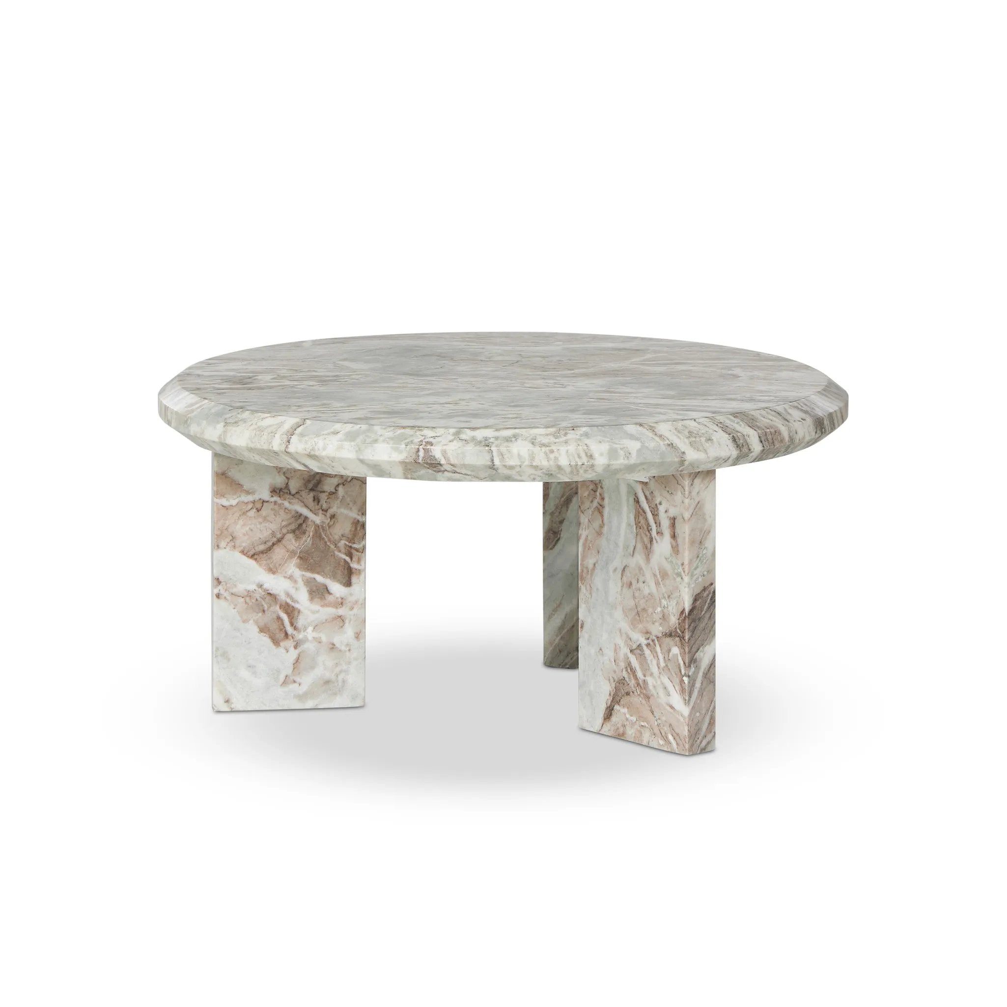 Featuring Dakota Creamy Taupe Marble Solid Nesting Coffee Table by Four Hands at Amethyst Home. A sculpted coffee table of creamy Sawar Indian marble, with block legs and chamfered edges — perfectly sized for intimate spaces. Natural veining ensures each table is one of a kind, celebrating the beauty natural marble.SetOverall Dimensions: 32.00"w x 32.00. Amethyst Home provides interior design, new home construction design consulting, vintage area rugs, and lighting in the Winter Garden metro area.