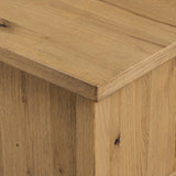 A light, clean storage look inspired by Japanese tea houses. Crafted of aged natural oak with cross lap joinery, lower shelving brings even more storage to the whole piece Amethyst Home provides interior design, new home construction design consulting, vintage area rugs, and lighting in the Kansas City metro area.