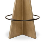 Featuring Damon Harbor Sand Swivel Bar + Counter Stool by Four Hands at Amethyst Home. BarOverall Dimensions: 19.50"w x 19.50"d x 31.00"hWeight: 26.46 lbsCounterOverall Dimensions: 17.50"w x 17.50"d x 27.25"hWeight: 23.81 lbsMaterials: 60% Polyester, 40% Viscose (Rayon), Solid Oak, Iron. Amethyst Home provides interior design, new home construction design consulting, vintage area rugs, and lighting in the San Diego metro area.