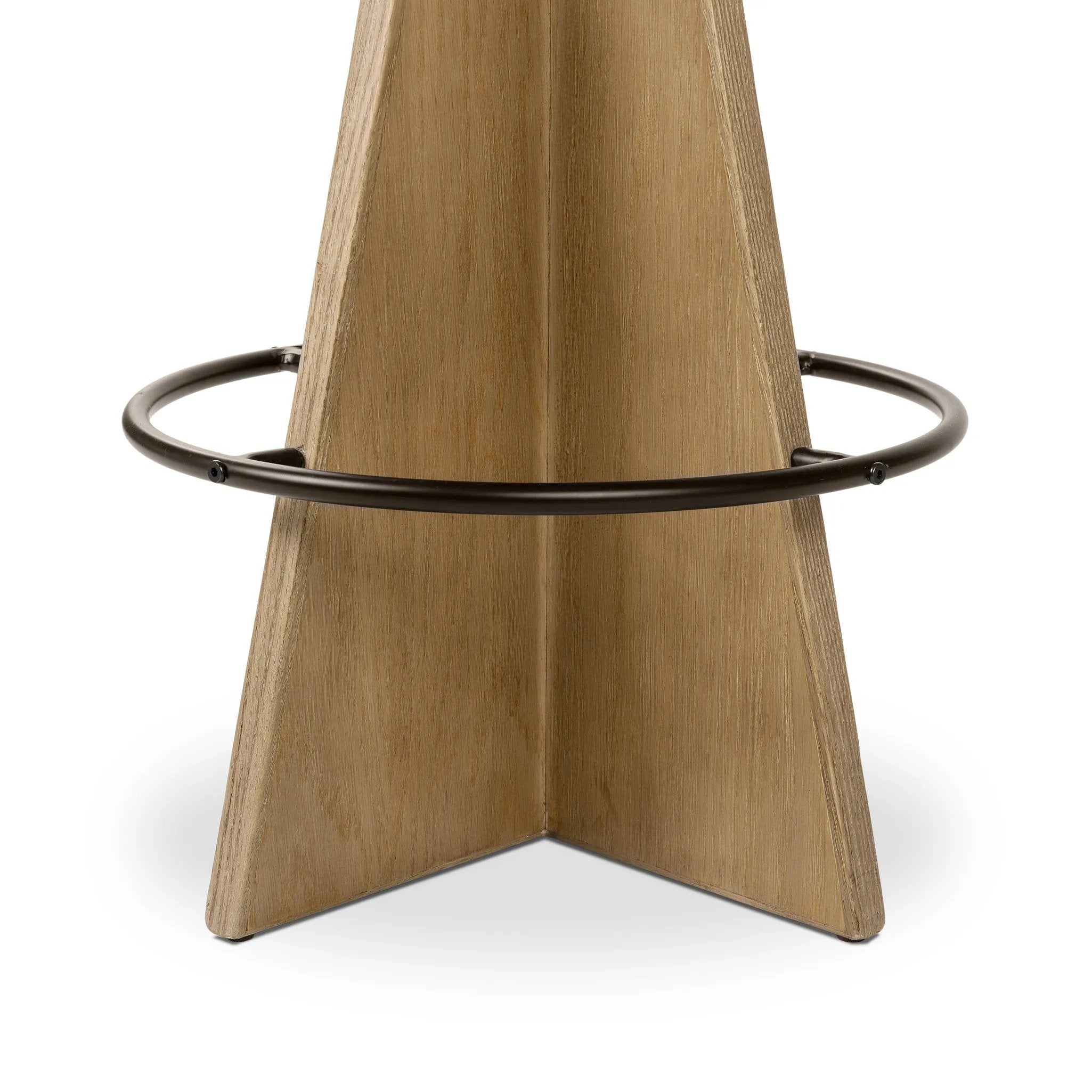 Featuring Damon Harbor Sand Swivel Bar + Counter Stool by Four Hands at Amethyst Home. BarOverall Dimensions: 19.50"w x 19.50"d x 31.00"hWeight: 26.46 lbsCounterOverall Dimensions: 17.50"w x 17.50"d x 27.25"hWeight: 23.81 lbsMaterials: 60% Polyester, 40% Viscose (Rayon), Solid Oak, Iron. Amethyst Home provides interior design, new home construction design consulting, vintage area rugs, and lighting in the San Diego metro area.