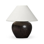 Make a refined yet subtle statement with this table lamp. A turned Italian rich brown marble base contrasts with an airy tapered cream linen shade.As enthusiasts of luxe materials at Amethyst, we love the optimistic inspired Denver Table Lamp. This item pairs well with other brands such as Four Hands and is perfect for eclectic homes Amethyst Home provides interior design, new home construction design consulting, vintage area rugs, and lighting in the Omaha metro area.