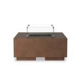 Designed for use in residential and hospitality spaces, this tempered glass wind guard kit is designed to fit the outline shape of the Donovan Outdoor Fire Table. It protects the fire from waning in the wind. Refer to included assembly instructions for correct installation. Amethyst Home provides interior design, new home construction design consulting, vintage area rugs, and lighting in the Seattle metro area.