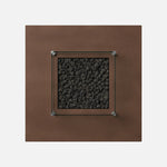 Designed for use in residential and hospitality spaces, this tempered glass wind guard kit is designed to fit the outline shape of the Donovan Outdoor Fire Table. It protects the fire from waning in the wind. Refer to included assembly instructions for correct installation. Amethyst Home provides interior design, new home construction design consulting, vintage area rugs, and lighting in the Washington metro area.